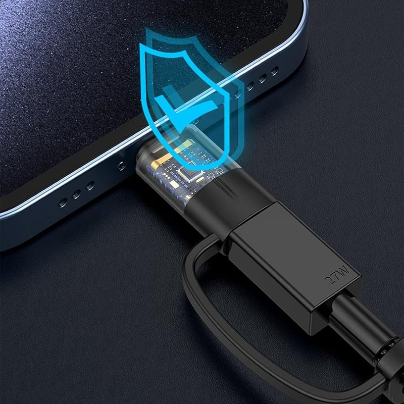 2pc 8pin Female To USB C Male Adapter 60W Fast Charging Converter For Phone 15 16 And Type C Devices - Image 5